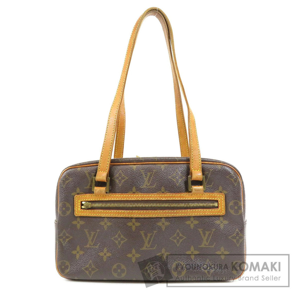 Louis Vuitton Cite Monogram Canvas Shoulder Bag Brown